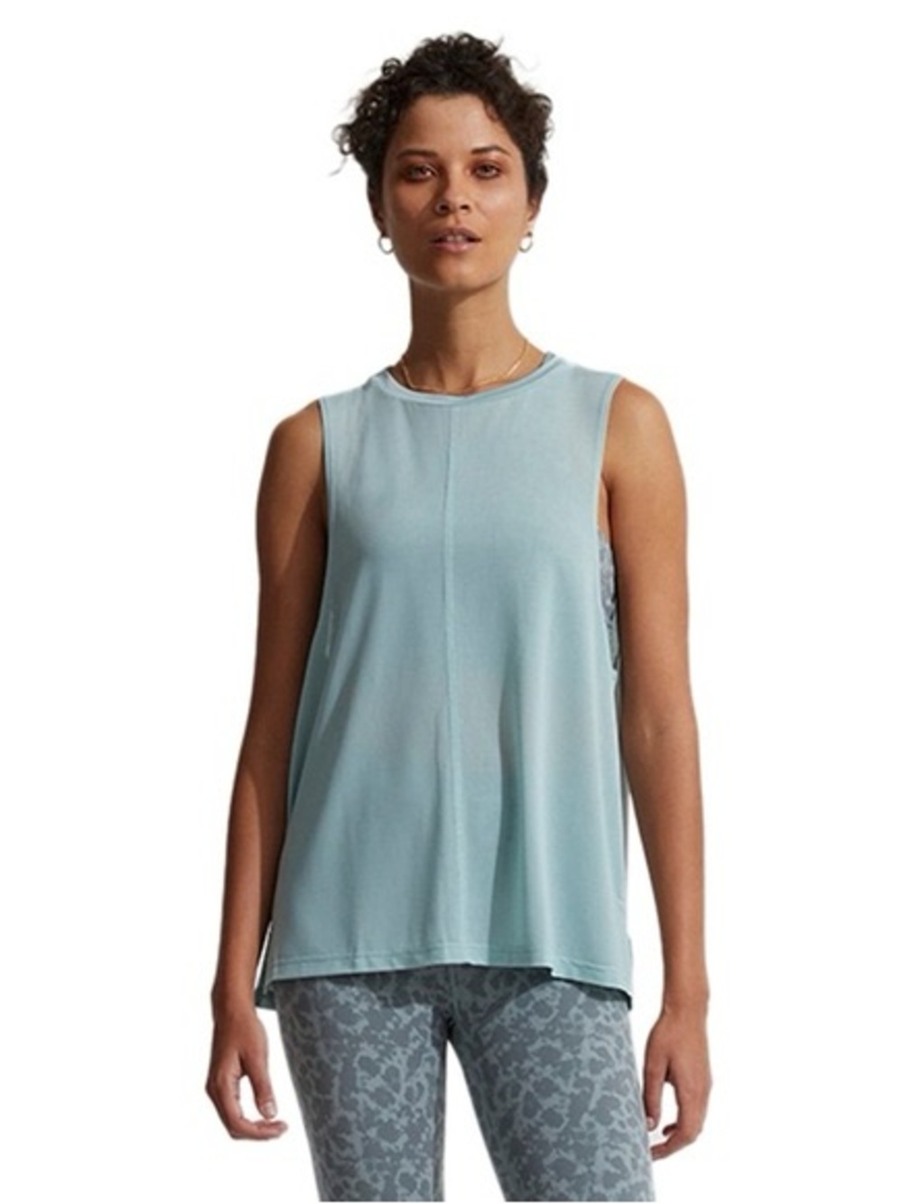 Varley Blue Green Mariposa Tank Top